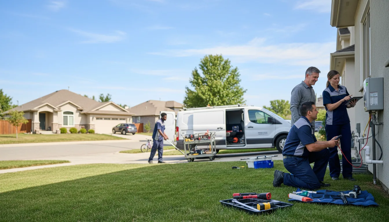 Tankless water heater service in Denver, PA